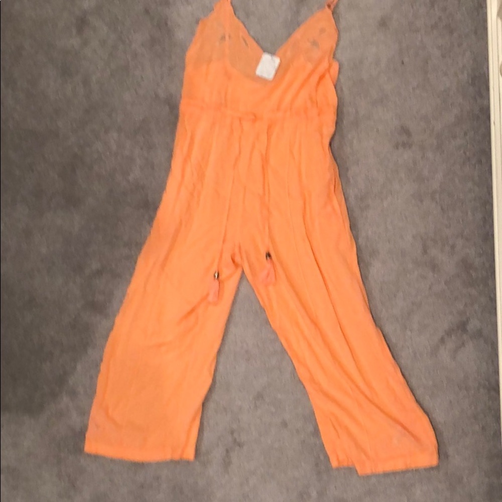 Free people pink jumpsuit